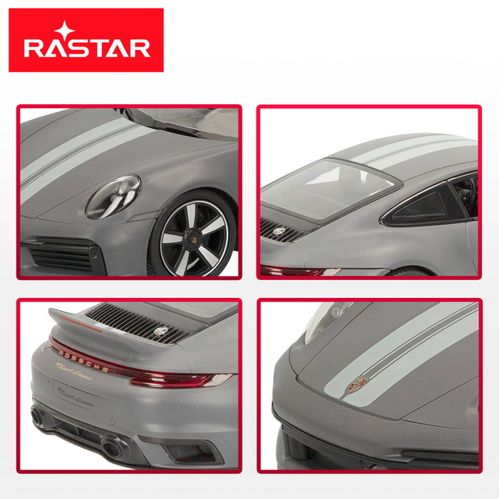 RASTAR Porsche 911 Sport Classic Teledirigido 1:16 Gris