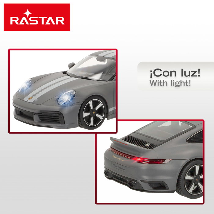 RASTAR Porsche 911 Sport Classic Teledirigido 1:16 Gris