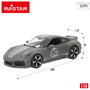 RASTAR Porsche 911 Sport Classic Teledirigido 1:16 Gris