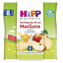 HIPP Tortitas de Arroz con Manzana 8 meses 30g BIO SG
