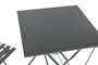 DKD Home Decor Mesa Terraza Y Jardin Metal Gris 60 x 71 x 60 cm Set de 3