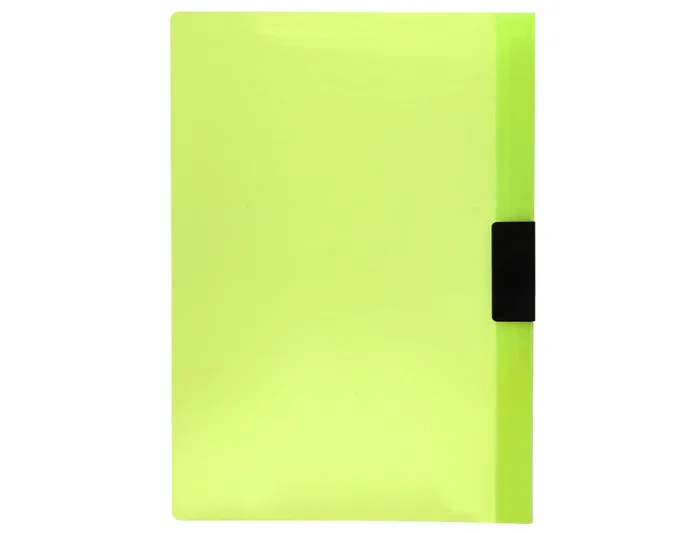 Liderpapel 45303 Carpeta Dossier con Pinza Lateral, Polipropileno, DIN A4, Verde, para 30 Hojas