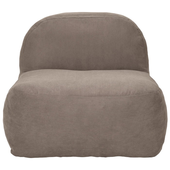 Home Deco Factory Sillón Comprimido Gris Home Deco Factory Sillón Comprimido Gris