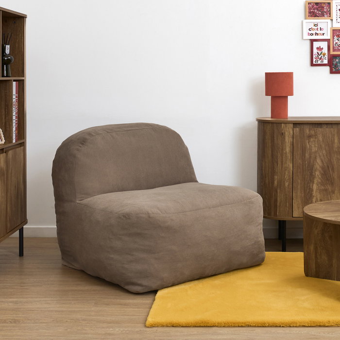 Home Deco Factory Sillón Comprimido Gris Home Deco Factory Sillón Comprimido Gris
