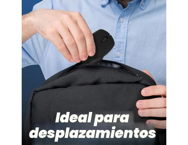 TNB MINY Ratón inalámbrico compacto Negro MM240B