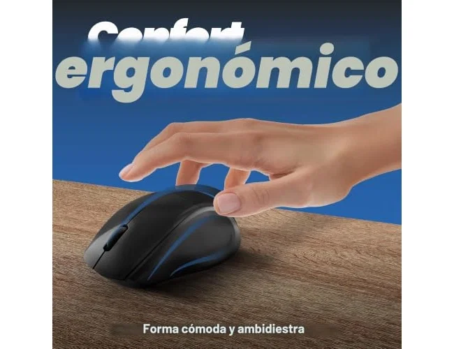 TNB MINY Ratón inalámbrico compacto Negro MM240B