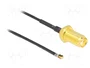 DeLOCK Cable de antena coaxial SMA hembra a MHF 4L LK 1.37, 20 cm