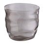 Day Vaso de Vidrio de Borosilicato 300 ml, Vaso Irregular para Bebidas, Color Gris Ahumado o Transparente (Surtido Aleatorio)