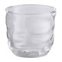 Day Vaso de Vidrio de Borosilicato 300 ml, Vaso Irregular para Bebidas, Color Gris Ahumado o Transparente (Surtido Aleatorio)