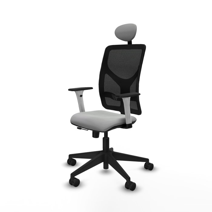 PIQUERAS Y CRESPO Silla de oficina Motilla con mecanismo Sincro/Traslack Gris claro y Negro PIQUERAS Y CRESPO Silla de oficina Motilla con mecanismo Sincro/Traslack Gris claro y Negro
