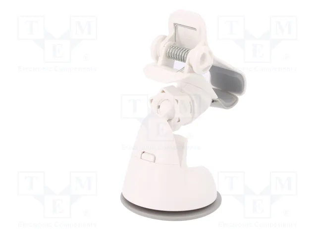 QOLTEC Soporte de coche blanco para vidrio QOLTEC Soporte de coche blanco para vidrio