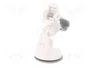 QOLTEC Soporte de coche blanco para vidrio