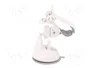 QOLTEC Soporte de coche blanco para vidrio