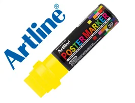 Artline Rotulador Poster Marker EPP-30 Punta Rectangular 30 mm Amarillo Fluor
