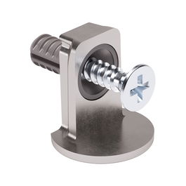 ITALIANA FERRAMENTA Soporte Lateral Maori con Taco y Tornillo Premontado para Estantes de 18-19mm