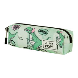 Oh My Pop Estuche Portatodo Cuadrado FAN 2.0 Dinorrr Verde