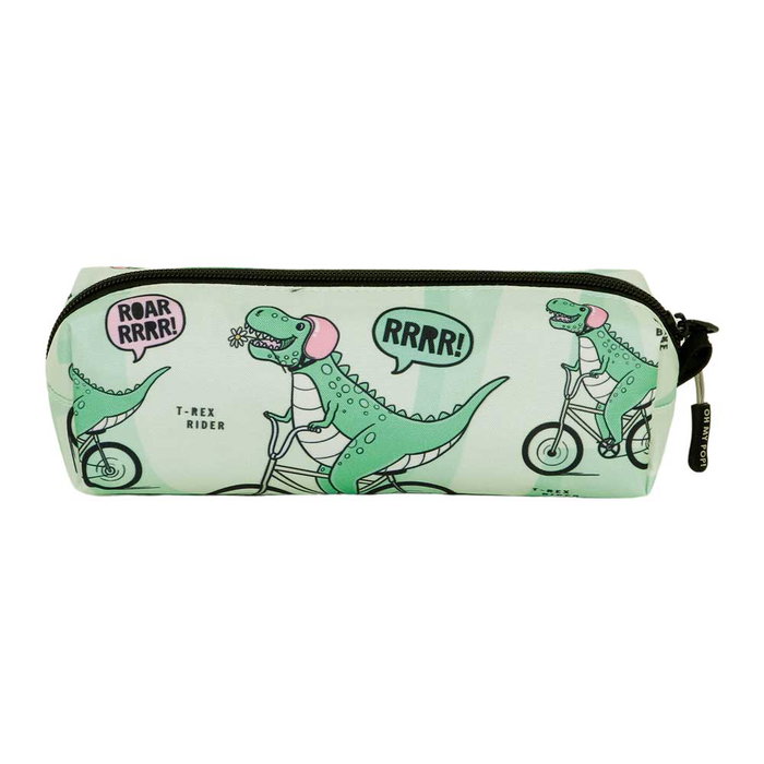 Oh My Pop Estuche Portatodo Cuadrado FAN 2.0 Dinorrr Verde