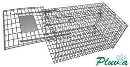 Trampa de jaula Pluvia para ratas 24x15x12,5 cm REF. LAAT002