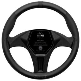 Momo MOMLSWC0ELEBE Funda Volante Elegant Blk Edition M 38-39 cm Poliuretano Estilo Deportivo
