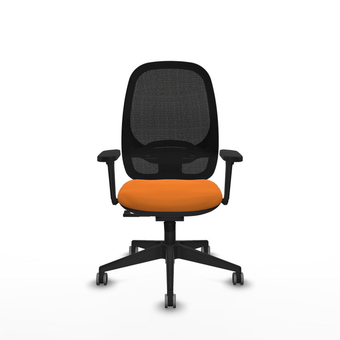 PIQUERAS Y CRESPO Silla de oficina Cilanco Sincro Naranja y Negro PIQUERAS Y CRESPO Silla de oficina Cilanco Sincro Naranja y Negro