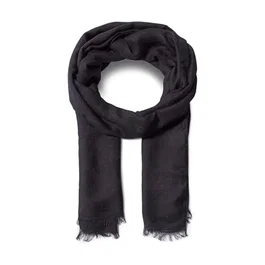 Guess Ninette Jacquard Bufanda de textil Negro