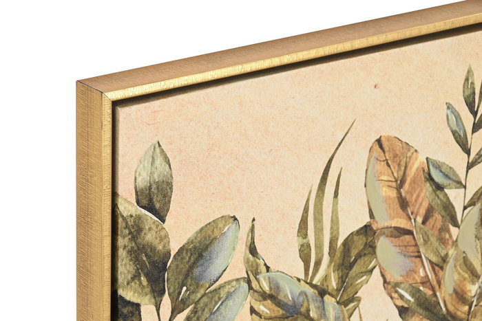 DKD Home Decor Cuadro Lienzo MDF 103X3,5X53 Macetas Surtido de 2 Unidades