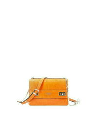 Katey, Solapa Xbody convertible, Bolso bandolera de tela, Naranja, HWCG78 70210, 23,5 x 16 x 7,5 cm, Para mujeres