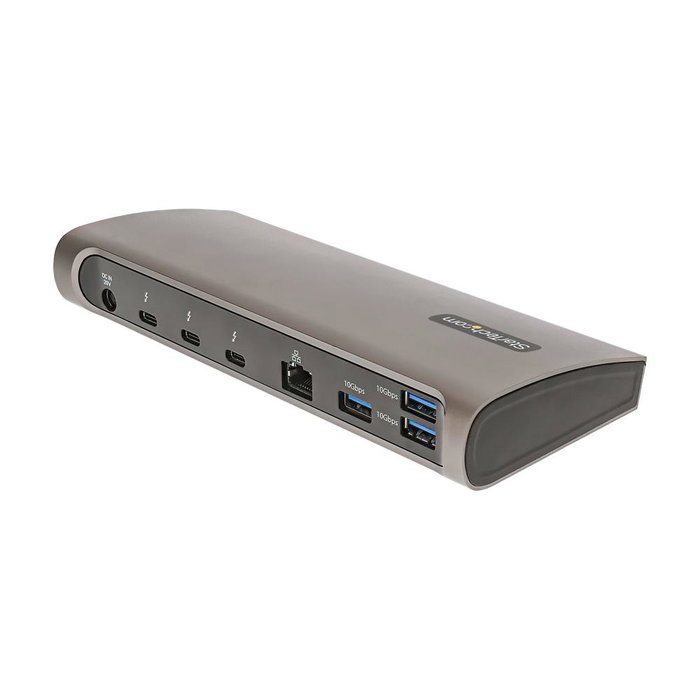 Startech Docking Station Thunderbolt 4, 11 en 1 con USB 3.2, Ethernet, Lector de Tarjetas SD/MicroSD, 8K@30Hz/4K@60Hz, Power Delivery 96W para Laptop, Windows/macOS Startech Docking Station Thunderbolt 4, 11 en 1 con USB 3.2, Ethernet, Lector de Tarjetas SD/MicroSD, 8K@30Hz/4K@60Hz, Power Delivery 96W para Laptop, Windows/macOS