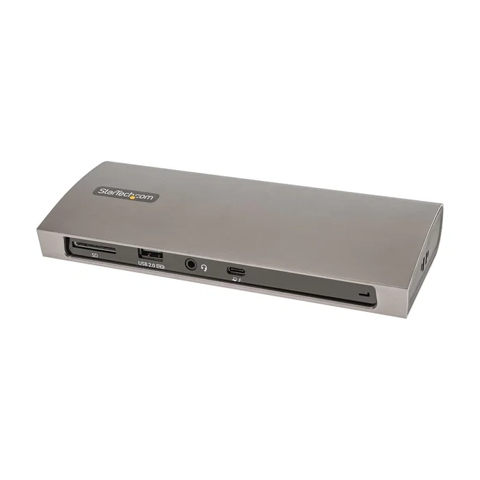 StarTech.com Thunderbolt 4 Dock con PD 96W, 8K/4K 60Hz, 3xTB4/USB4, 4xUSB-A, SD, GbE, para Win/Mac StarTech.com Thunderbolt 4 Dock con PD 96W, 8K/4K 60Hz, 3xTB4/USB4, 4xUSB-A, SD, GbE, para Win/Mac