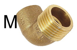 Codo de latón para soldar figura 92 22x3/4 206322 sk: B1J594PAA6