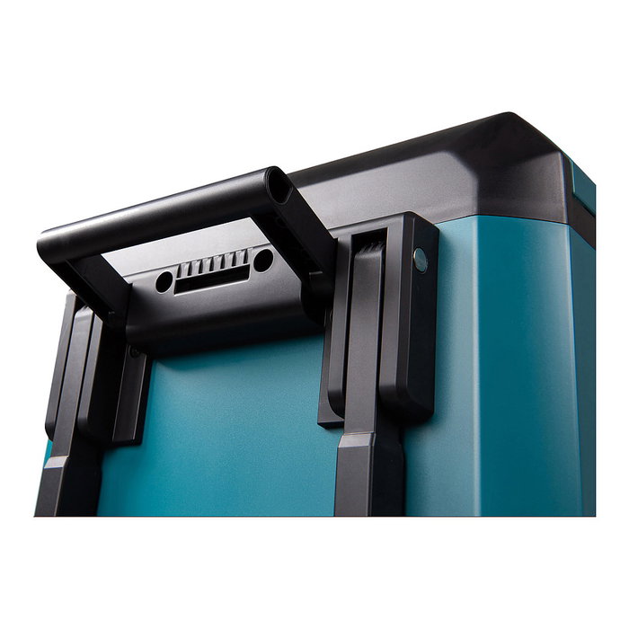 Makita CW004GZ Caja Térmica Portátil 40V Refrigeración y Calor 29L -18°C a 60°C Negro Azul con Ruedas y LED