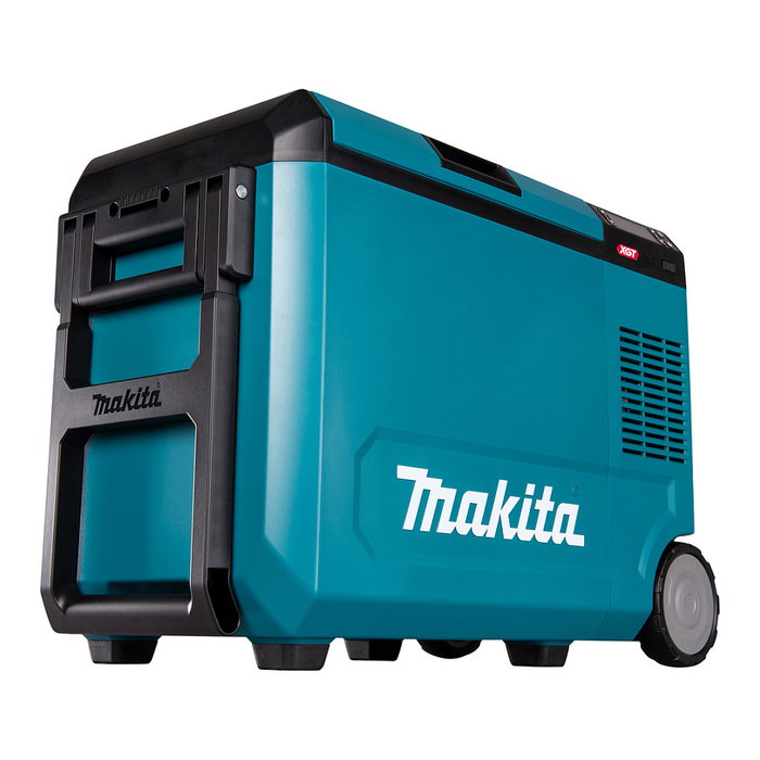Makita CW004GZ Caja Térmica Portátil 40V Refrigeración y Calor 29L -18°C a 60°C Negro Azul con Ruedas y LED