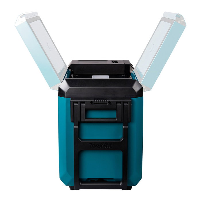 Makita CW004GZ Caja Térmica Portátil 40V Refrigeración y Calor 29L -18°C a 60°C Negro Azul con Ruedas y LED