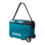 Makita CW004GZ Caja Térmica Portátil 40V Refrigeración y Calor 29L -18°C a 60°C Negro Azul con Ruedas y LED