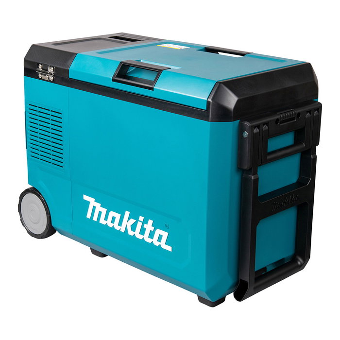 Makita CW004GZ Caja Térmica Portátil 40V Refrigeración y Calor 29L -18°C a 60°C Negro Azul con Ruedas y LED