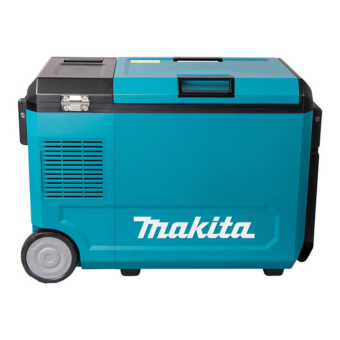 Makita CW004GZ Caja Térmica Portátil 40V Refrigeración y Calor 29L -18°C a 60°C Negro Azul con Ruedas y LED