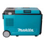 Makita CW004GZ Caja Térmica Portátil 40V Refrigeración y Calor 29L -18°C a 60°C Negro Azul con Ruedas y LED