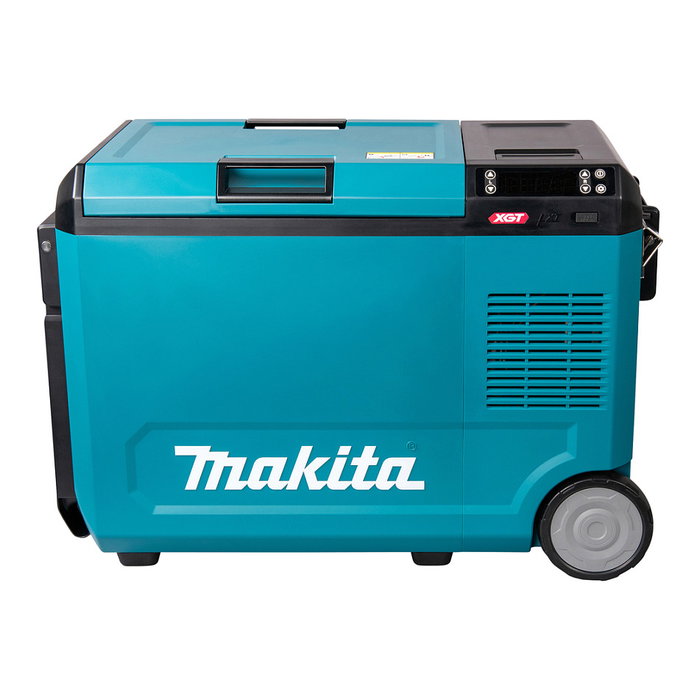 Makita CW004GZ Caja Térmica Portátil 40V Refrigeración y Calor 29L -18°C a 60°C Negro Azul con Ruedas y LED
