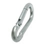 Edm Mosquetón Bombero MSQ01 sin seguro de acero galvanizado 5 x 50 mm