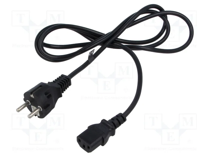 POS Cable de alimentación H03VV-F 1,8m CEE 7/7 a IEC C13 POS Cable de alimentación H03VV-F 1,8m CEE 7/7 a IEC C13