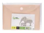 Liderpapel Cartulina A4 180g/m2 Crema Paquete 25+5 Hojas en Carpeta con Cierre Velcro