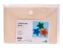 Liderpapel Cartulina A4 180g/m2 Crema Paquete 25+5 Hojas en Carpeta con Cierre Velcro