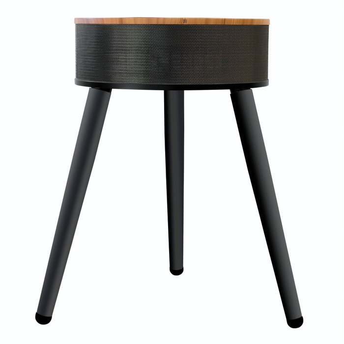 Unold Mesa Calefactora Henry Cerámica Negro y Madera