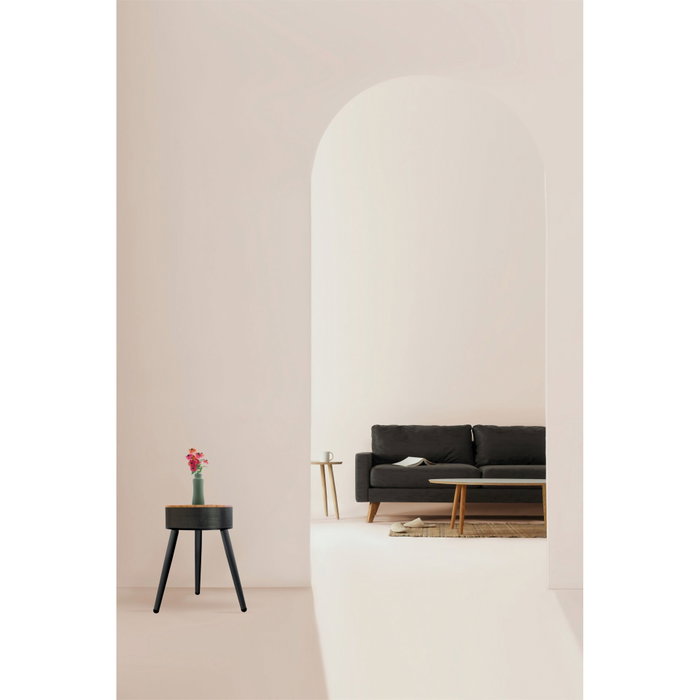 Unold Mesa Calefactora Henry Cerámica Negro y Madera
