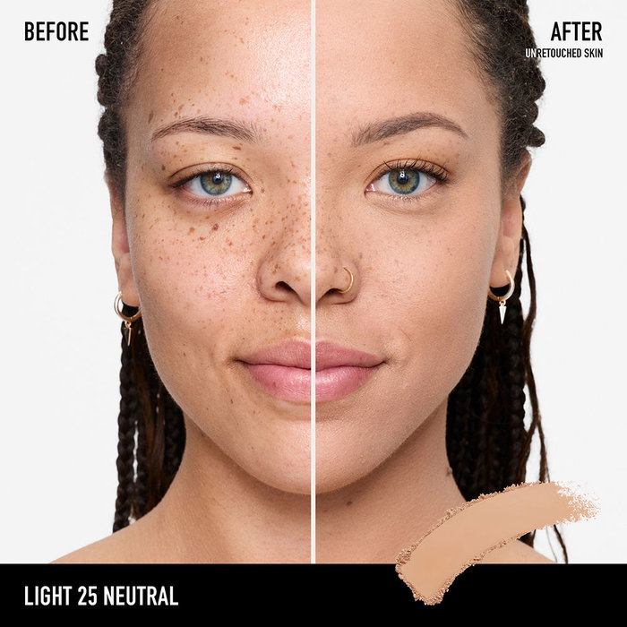 Bare Minerals BAREPRO 24HR Base de Maquillaje en Polvo Compacto #25 Neutral, 8 gr - 24h Duración, Acabado Mate, Resistente al Agua