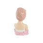 DKD Home Decor Figura de Resina Blanca y Rosa Surtido de 2