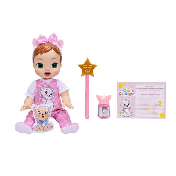JAKKS PACIFIC Muñeca Interactiva Marie Los Aristogatos Disney Darlings JAKKS PACIFIC Muñeca Interactiva Marie Los Aristogatos Disney Darlings