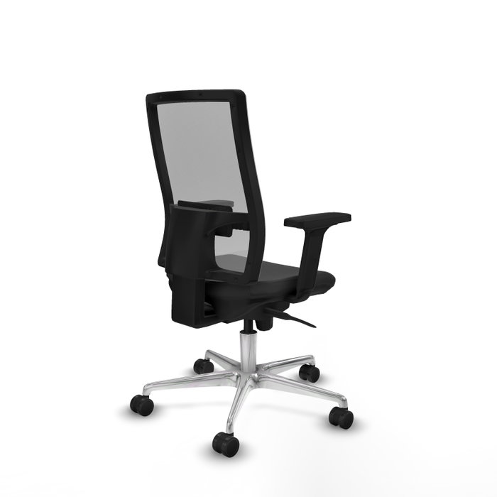PIQUERAS Y CRESPO Silla de oficina Horna con mecanismo Sincro, Gris