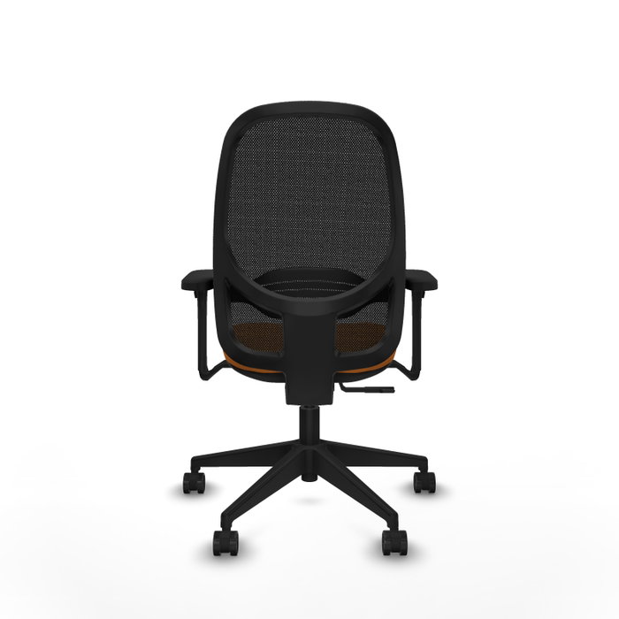 PIQUERAS Y CRESPO Silla de oficina Cilanco con mecanismo Sincro, Naranja y Negro PIQUERAS Y CRESPO Silla de oficina Cilanco con mecanismo Sincro, Naranja y Negro