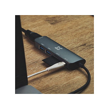 XTREMEMAC XWH-HUB6-13 Hub USB-C de 6 puertos